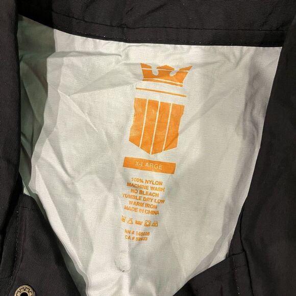 NWT Supra x Call Of Duty Black Opps Snap Windbreaker Coaches Jacket Black Men XL - Picture 5 of 14